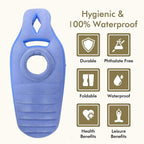 Inflatable Maternity Mattress Lying Pad Sleeping Pillow Inflatable Mattress Surface Flocking Inflatable Lying Pad