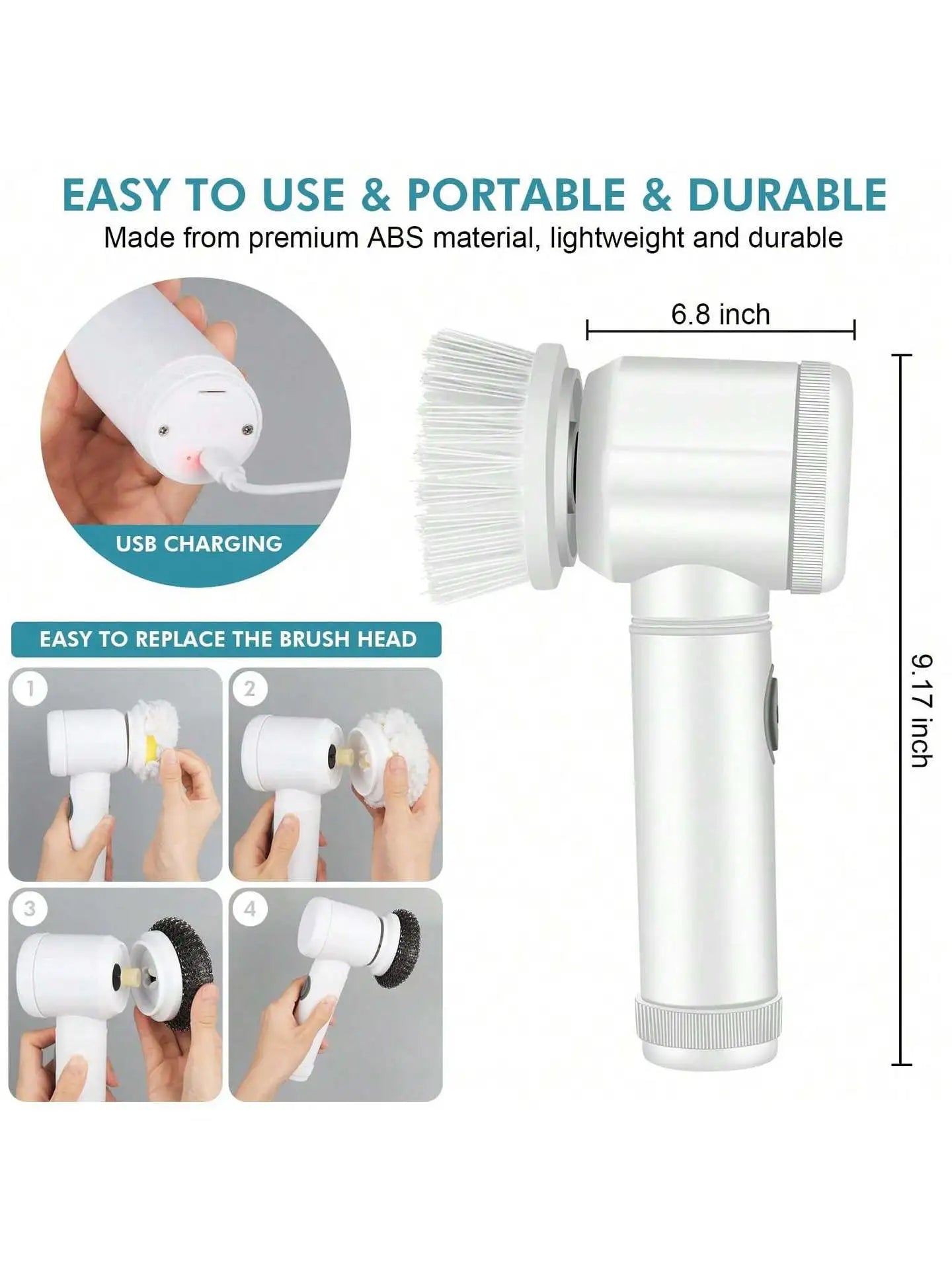 Multifunctional Electric Cleaner Brush