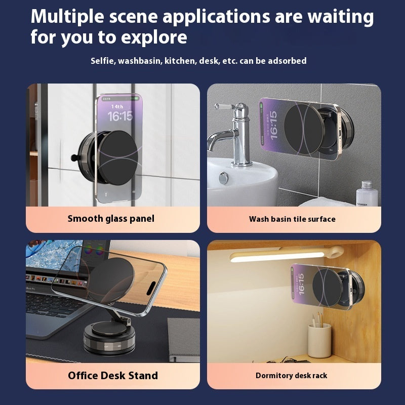 Folding Vacuum Suction Cup Car Phone Holder